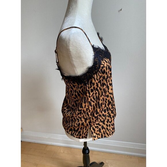 Bp Womens Lace Trim BNWOT Animal Print Camisole Tank Nordstrom - Picture 3 of 7